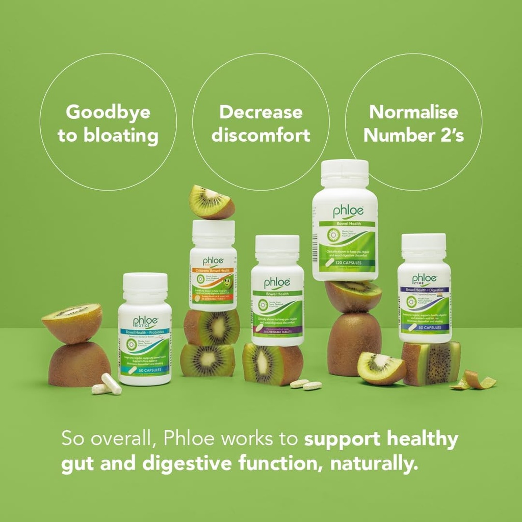 Phloe Pack de 2 Bowel Health 120 Comprimés à croquer
