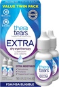 TheraTears extra gouttes d'œil sec, Twin Pack, 2 bouteilles x 0,5 fl oz (paquet de 1)