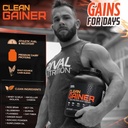 RIVAL NUTRITION Gainer propre - Beurre d'arachide au chocolat 12lb