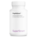 Supersmart - Peptidyss 1200mg par jour (brevet et haute puissance) - Supplément hydrolysat de protéines de poisson - Peptides et Acides aminés Complexe - Non-OGM et sans gluten - 90 Capsules végétariennes