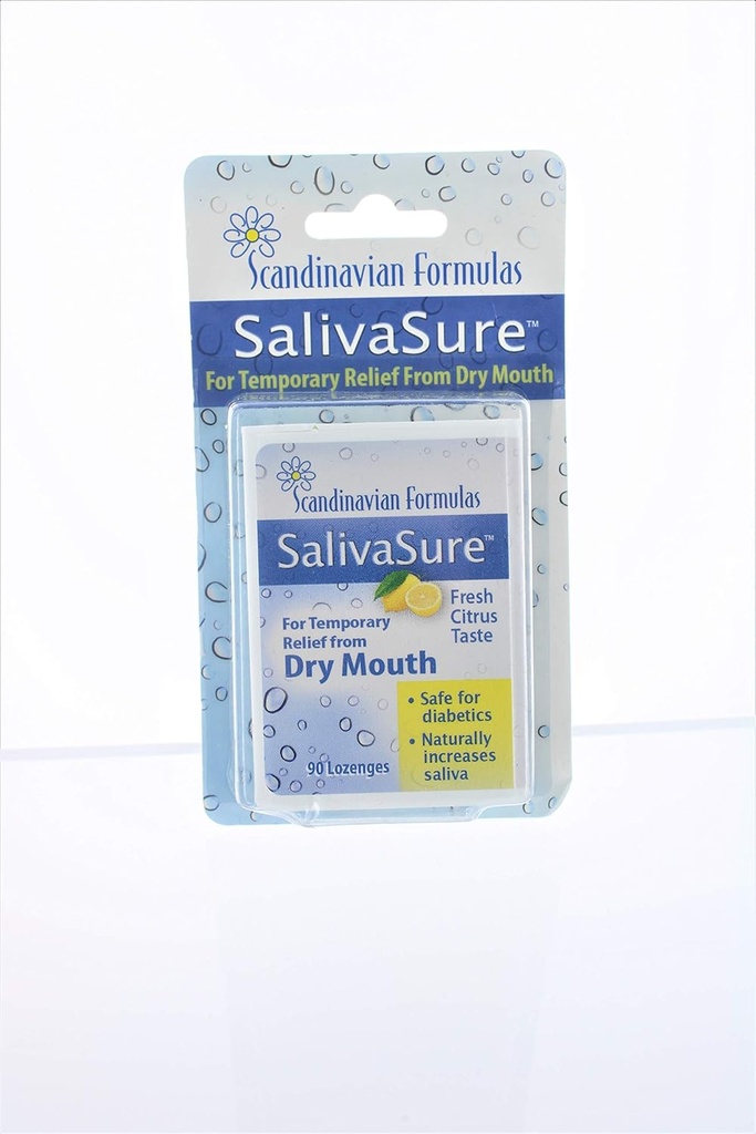 Formules scandinaves Nozovent SaliveSure Lozenges 90 ea (paquet de 2)