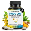 Trio Mood Joy de Premium 5-HTP, St Johns Wort, Ashwagandha & Turmeric.