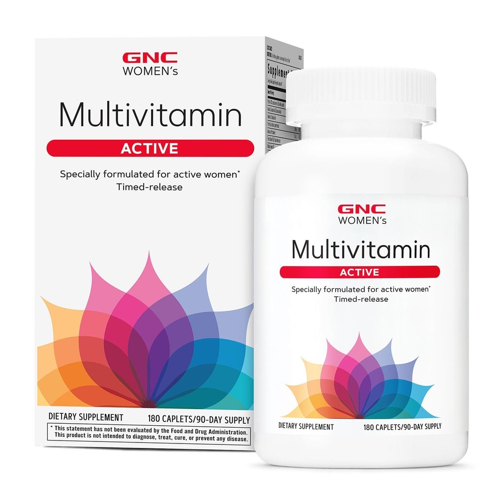 Multivitamines actives pour la nutrition, la récupération d'exercice, la production d'énergie, la santé osseuse, la beauté, l'immune, la biotine, le fer, le zinc, 180 capsules