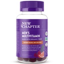 Nouveau Chapitre Hommes Multivitamines Gummies, 57% Moins de sucre, Hommes Vitamines Gummy avec Vitamine C, D3 et Zinc, Non-OGM, Sans gluten, Berry-Citrus, 75ct