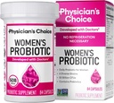 Choix du médecin Probiotiques pour les femmes - PH Balance, Digestive, UT et santé féminine - 50 milliards CFU - 6 souches uniques pour les femmes - Prébiotiques biologiques, Extrait de canneberge+ - Probiotiques pour les femmes - 84 CT