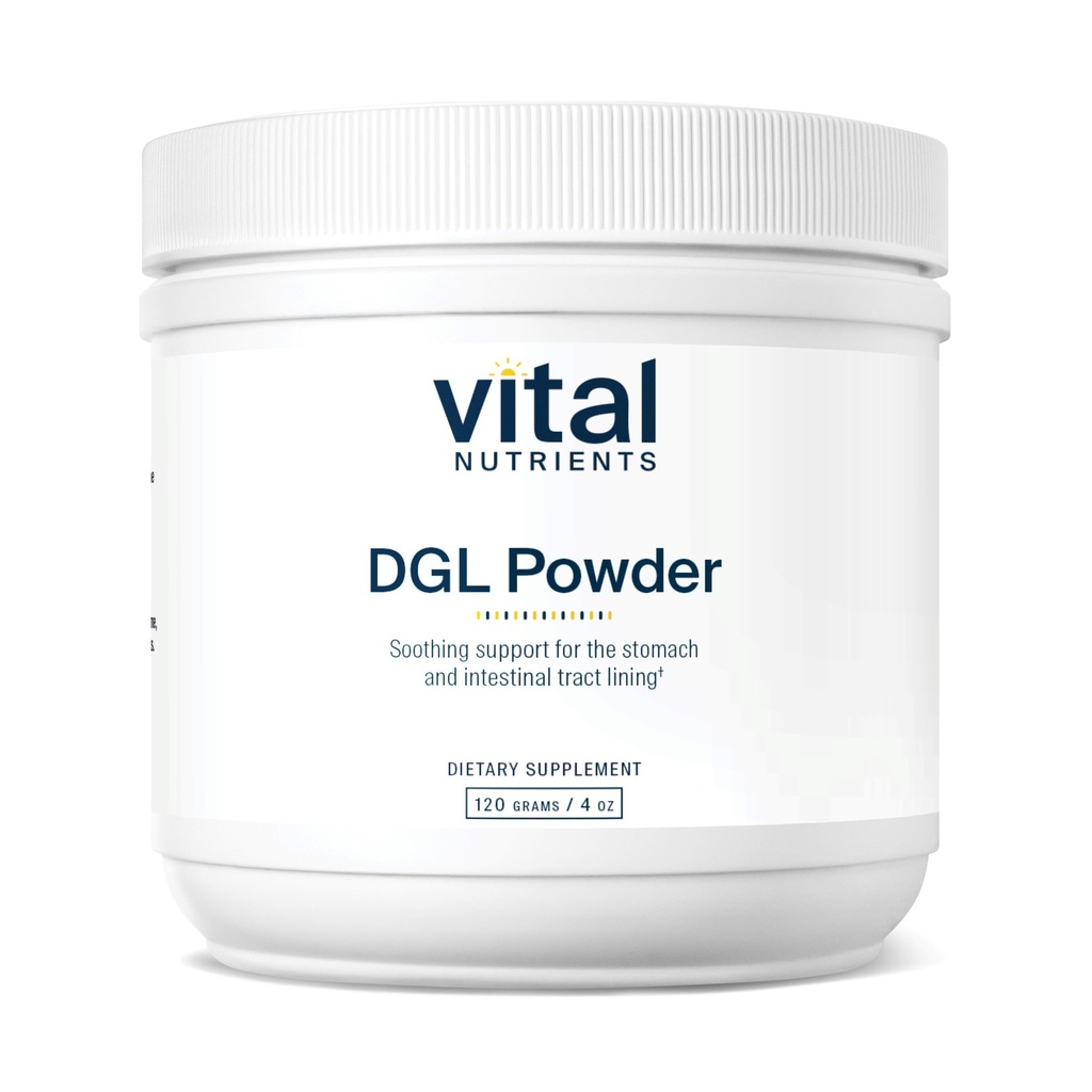Nutriments vitaux Poudre de la DGL de végane Extrait de racine de réglisse de la DGL pour soutenir le doublage et le traitement digestif sains de l'estomac*