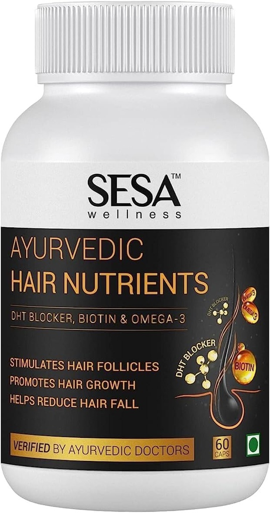 Générique SE-SA DHT Blocker (60 Capsules de Veg) 100% Herbal avec aucun effet secondaire connu - selon la vie pharmaceutique