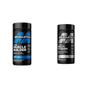MuscleTech Muscle Builder avec 400mg Peak ATP et Platinum Multivitamin avec Amino Support Matrix et Vitamine C - Muscle Building et Immune Support Supplément Bundle pour hommes et femmes