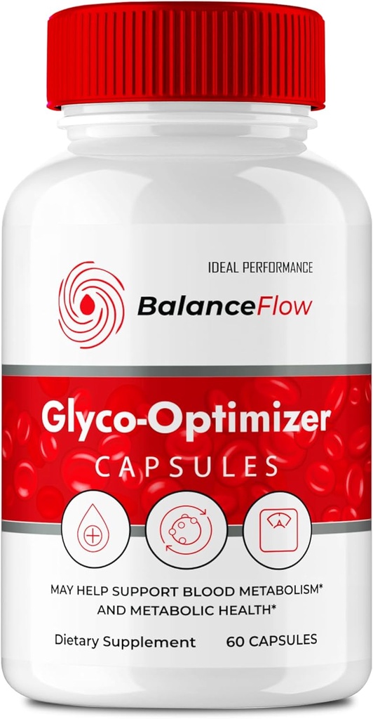 Balance Flow Glyco Optimizer Supplement Capsules, BalanceFlow Health & Wellness Support Pills - Maximum Strength, Balance Flo Toutes les formules avancées naturelles, BalanceFlo Pills Avis (60 capsules)