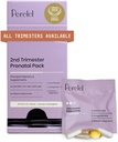 Peredel 2ème Trimester Prenatal Pack, Multivitamine avec Magnésium, Omega 3, Fer et Calcium, Soutien nutritionnel pour le deuxième Trimester Wellness, sans soja et sans gluten, non OGM, 30 Pill Packs quotidiens