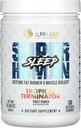 ALPHA LION Superhuman Sleep Supplement, Night Time Aid, Muscle Recovery, Muscle Builder & Gainer, Improves Body Composition (30 Servings, Fruit Punch Flavor)