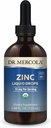 Dr. Mercola Zinc gouttes liquides - soutient la santé immunitaire et des organes - 15 mg de gouttes liquides de zinc biologique - USDA biologique - NSF certifié - Non-OGM, sans gluten et sans soja - 3,88 fl oz (28 portions)