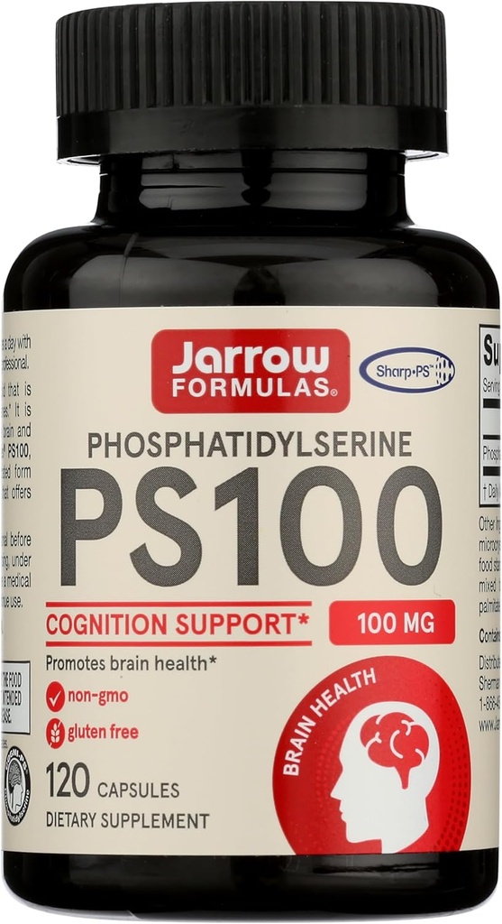 Formules de Jarrow PS-100 Phosphatidylsérine - 100 mg - 120 capsules
