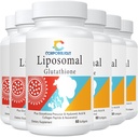 Glutathion liposomique Softgels, Absorption améliorée - Livraison liposomique, Forme active L-Glutathion, Cellulaire, Fonction immunitaire et Détox hépatique, Riche en formule antioxydante, Sans gluten, 360 Softgels