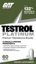 Testrol Platinum, Test Booster for Men by GAT Sport Stamina + Libido + Testosterone Boost, Boron, Vitamin D, Zinc, 60 Tablets