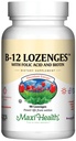 Vitamine B12 Losanges avec acide folique et biotine - Sublingual B 12 Vitamines Saveur de fraise - Végétarien Kosher B 12 Vitamine - VIT B12 Supplément pour la production de globules rouges et l'énergie (90 Compte)