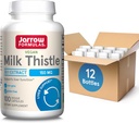Formules de Jarrow Thistle de lait 150 mg - Antioxydants appuyant la réponse immunitaire, la fonction hépatique et le glutathion - Jusqu'à 100 portions (Gélules de Veggie), boîte de 12