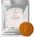 Starwest Botanicals Bio Ground Turmeric Root Powder - Curcumin Spice pour la cuisson et l'assaisonnement, source naturelle d'antioxydants, support immunitaire, casher certifié, non-OGM - vrac 1 lb sac