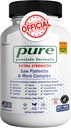 Pure Prostate Formula Saw Palmetto & Plus Complex 857 mg Prostate Suppléments pour les hommes Capsules, suppléments de santé - la force maximale, tout naturel pour soutenir la fonction normale et saine (1)