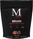 Mdrive Cerveau pour hommes, santé nootrope et cognitive Shake pour la préservation de la mémoire, alerte, calme, concentration mentale, capacité cognitive, fonction cérébrale, saveur de baies de chocolat, 30 portions, 10,6oz