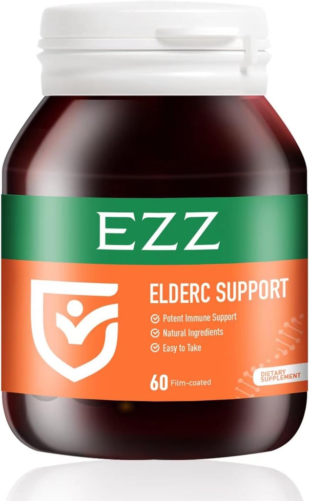 Capsules de vitamine C EZZ, Système immunitaire Booster pour les adultes, soutient la formation de collagène, contient de l'acide ascorbique, extrait de mûrier, extrait de cerise, zinc, supplément de soutien santé