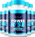 (5 Pack) L'augmentation de puissance pour les hommes, l'augmentation de puissance officielle pour les hommes pilules, tout le soutien naturel masculin pour la performance de pic et la santé globale, Premium Power Riser En Capsulas Pastillas Review (300 Capsules)