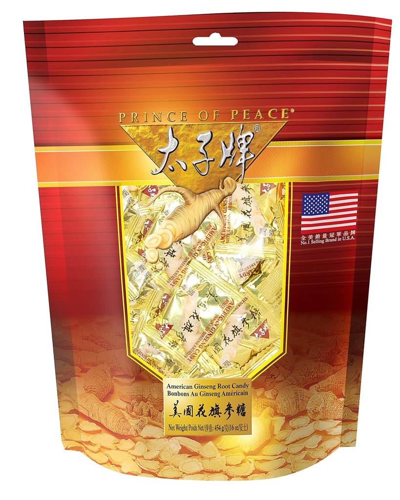 Prince de la Paix American Ginseng Root Candy (1 lb)