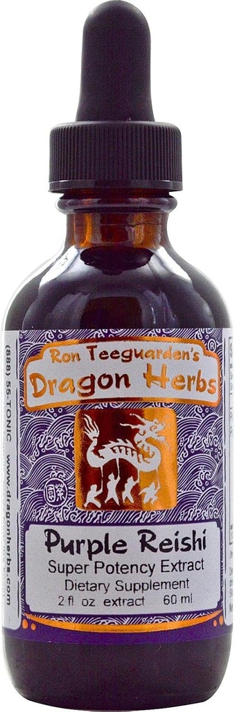 Herbes de Dragon - gouttes de Reishi violet - 2 Fl oz