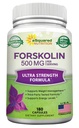 aSquared Nutrition Forskolin 500mg Max Strength-180 Capsules, supplément de forskolin pour le carburant pur perte de poids, Coleus Forskohlii Racine - Forskolin Diet Pills, Belly Buster Fat Burner 2X Slim Trim Lose