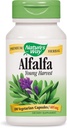 Feuilles d'alfalfa, 1,215 mg, 100 capsules végétariennes, boîte de 2