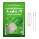 Taille 1 Capsules vides à base végétale végétalienne clair (100 Nombre) Sans gluten, sans OGM, bouchons de pilules certifiés Halal avec 2 cuillères pour le bricolage végétarien vos propres suppléments