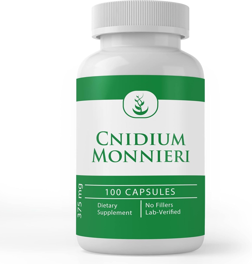 Ingrédients originaux purs Cnidium Monnieri, (100 Capsules) Toujours Pure, Pas d'additifs ou de remplissages, Lab Vérifié