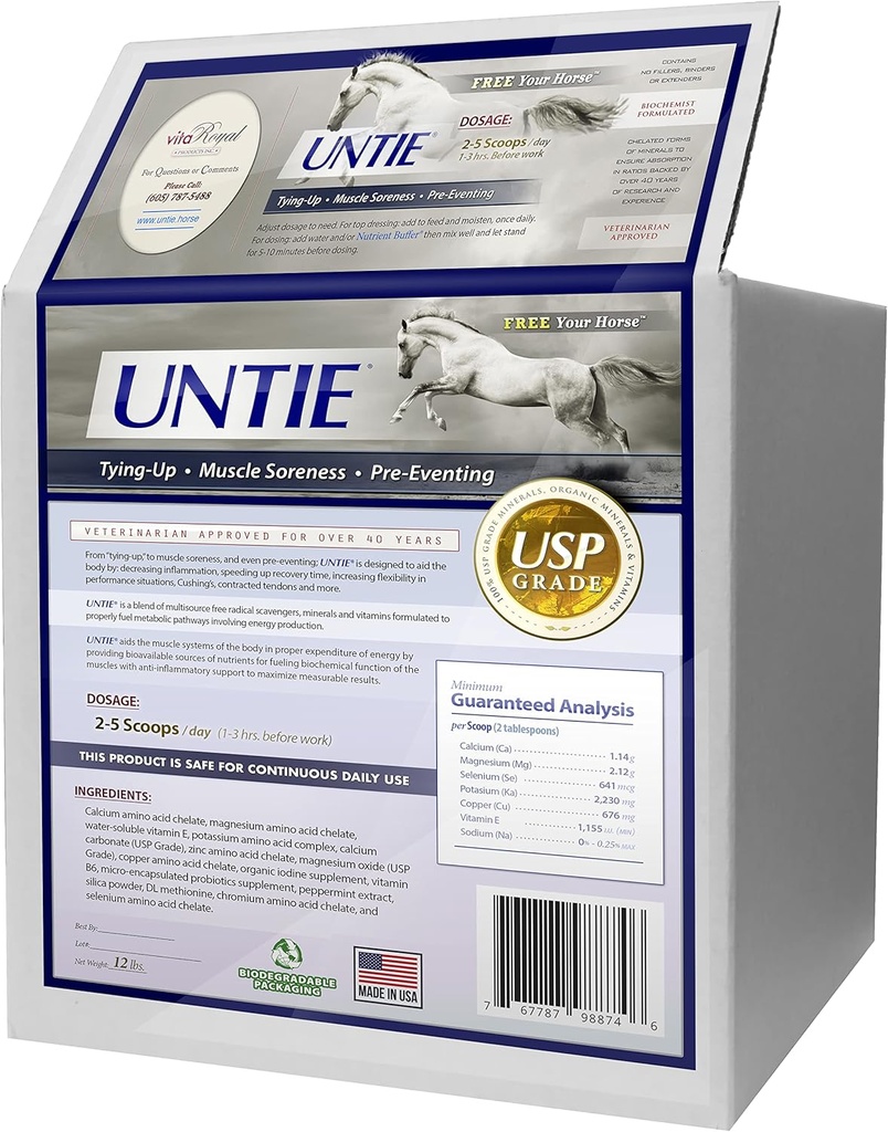 pour chevaux - Soutien inflammatoire, musculaire et articulaire - 100% Absorbable (12 lb.)