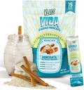 KLASS VIDA Mélange de boissons électrolytiques – Horchata Agua Fresca Flavor , Poudre d'hydratation sans sucre avec de l'eau de coco et minéraux , 15 paquets de bâtons à simple portion dans une poche refermable, faible calorie