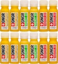 +GNGR Immunity Sampler Organic Ginger Wellness Shots - Premium Ginger Shots for All Natural Digestive Support and Immune Support, Digestive Aid, Gut Cleanse et Detox 2 fl oz (Pack de 12)