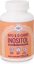 Myo-Inositol et D-Chiro Inositol Supplement Flacon (60 capsules) 40:1 Ratio Capsule pour support ovarien Myo-Inositol 1000mg et D-Chiro 25mg Inositol Capsules w/ Caronositol - Inositol quotidien pour les femmes