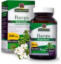 Réponse de la nature Bacopa Monnieri Capsules végétariennes normalisées 500mg, 90-Count