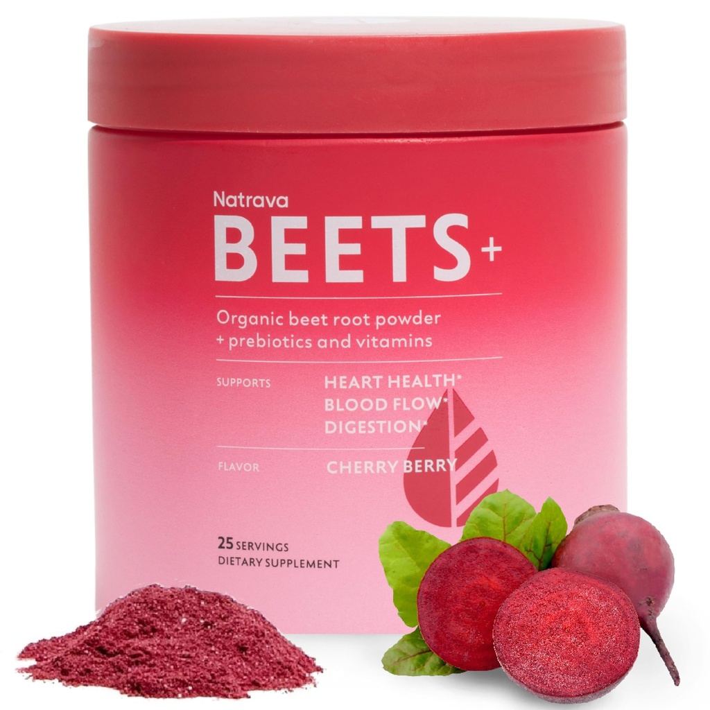betteraves+ Mélange de poudre de racine de betterave biologique enrichi en vitamines et prébiotiques pour une production d'énergie saine et d'oxyde nitrique