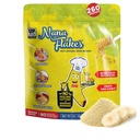 Nana Flakes 100% pur Banana Flakes poudre alimentaire 4 lbs - Grande source de potassium et fibre, pour la santé digestive et la diarrhée occasionnelle, épaississement des repas - naturel et apaisant (4 lbs sac)