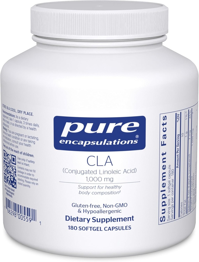 Encapsulations pures CLA (acide linoléique conjugué) 1000 mg