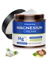 Crème naturelle de magnésium topique pour le sommeil, Lotion de magnésium nocturne pour la douleur et les crampes des jambes, Détente musculaire,Calme, Hydratation profonde pour les soins de la peau-Inscented