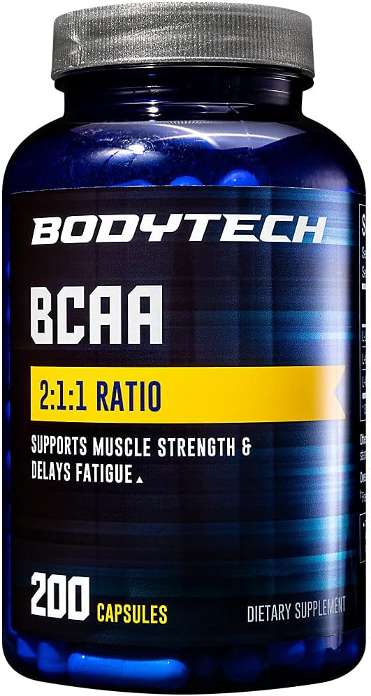 BODYTECH BCAA - rapport 2:1:1 (200 capsules)