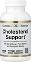 California Gold Nutrition Cholestérol Support avec concentré d'avoine ß-Glucan, stérols végétaux, mélange Veggie & Digestive, 90 capsules Veggie