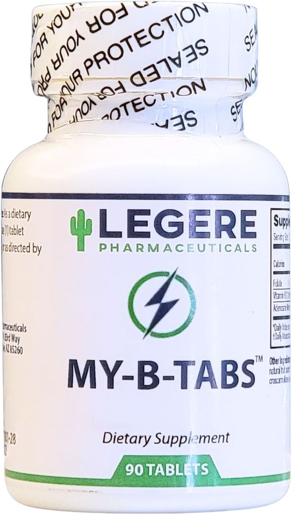 Mes onglets B Punch aux fruits sublingual 90 comprimés par Legere Pharmaceuticals