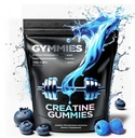 Gommies monohydratées de créatine - Croissance musculaire, performance, endurance - 5 grammes de créatine par portion - Vegan, non-OGM, sans gluten, fabriqués aux États-Unis - 90ct (90 comte, framboise bleue aigre)