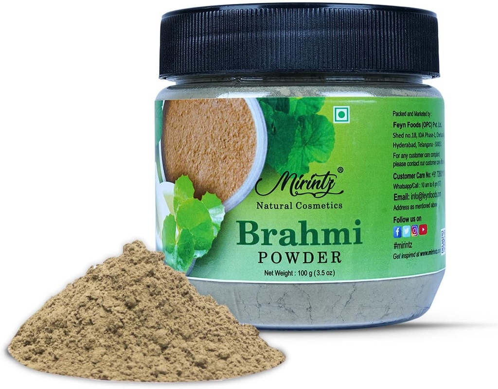 100% naturel Brahmi poudre (100 gms) pur Bacopa Monnieri poudre supplément à base de plantes de Brahmi poudre pour la croissance des cheveux