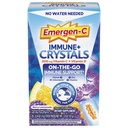 Emergen-C Immune Plus Cristaux, Supplément de soutien aux immunones sur le pouce avec vitamine C, vitamine D, vitamine B, zinc et manganèse, citronade de baies, retour à l'essentiel de l'école - 28 Stick Packs