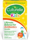 Culturelle Probiotiques Ultimate Balance Probiotique pour les antibiotiques Ages 3+,20 Compte,Orange,Probiotique pour les enfants aide à restaurer de bonnes bactéries perdues pendant l'utilisation des antibiotiques et soutient un système immunitaire sain