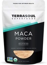 Terrasoul Superfoods Organic Gelatinized Maca Powder, 16 Oz, Hormone Balance, Energy Boost, and Superfood Smoothies with Peruvian Maca Root, Gelatinized for Easy Digestion