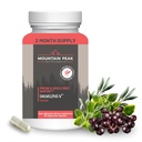 Mountain Peak Nutritionals Immuni-V Humic Acid Olive Elderberry 60ct | Humic Acid, Olive Extract & Elderberry; Natural Antioxidant Booster for Immune System & Whole-Body Support; Vegetarian
